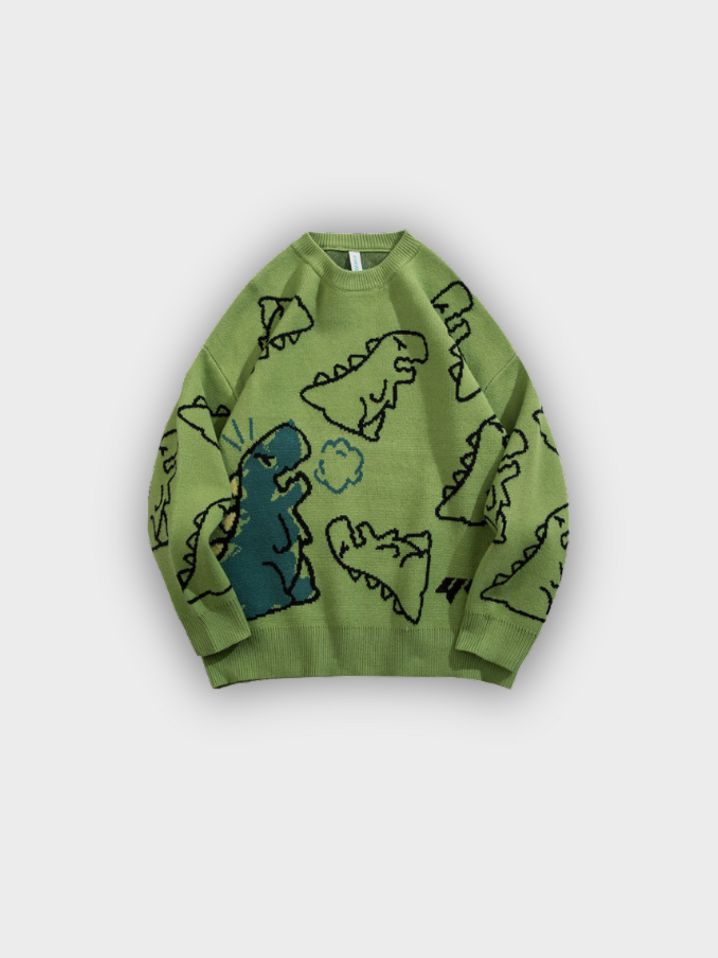 Dino Clash Knit Sweater