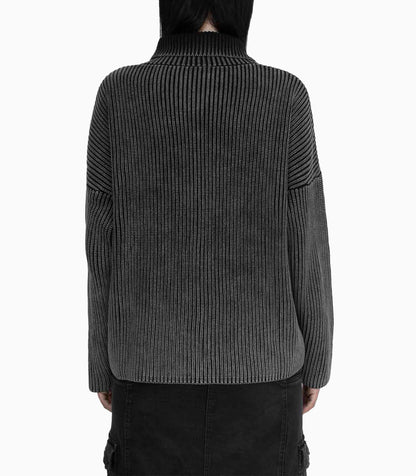 Triple Zip Cardigan