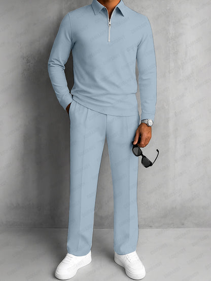 Modern Polo and Pants Sporty Set