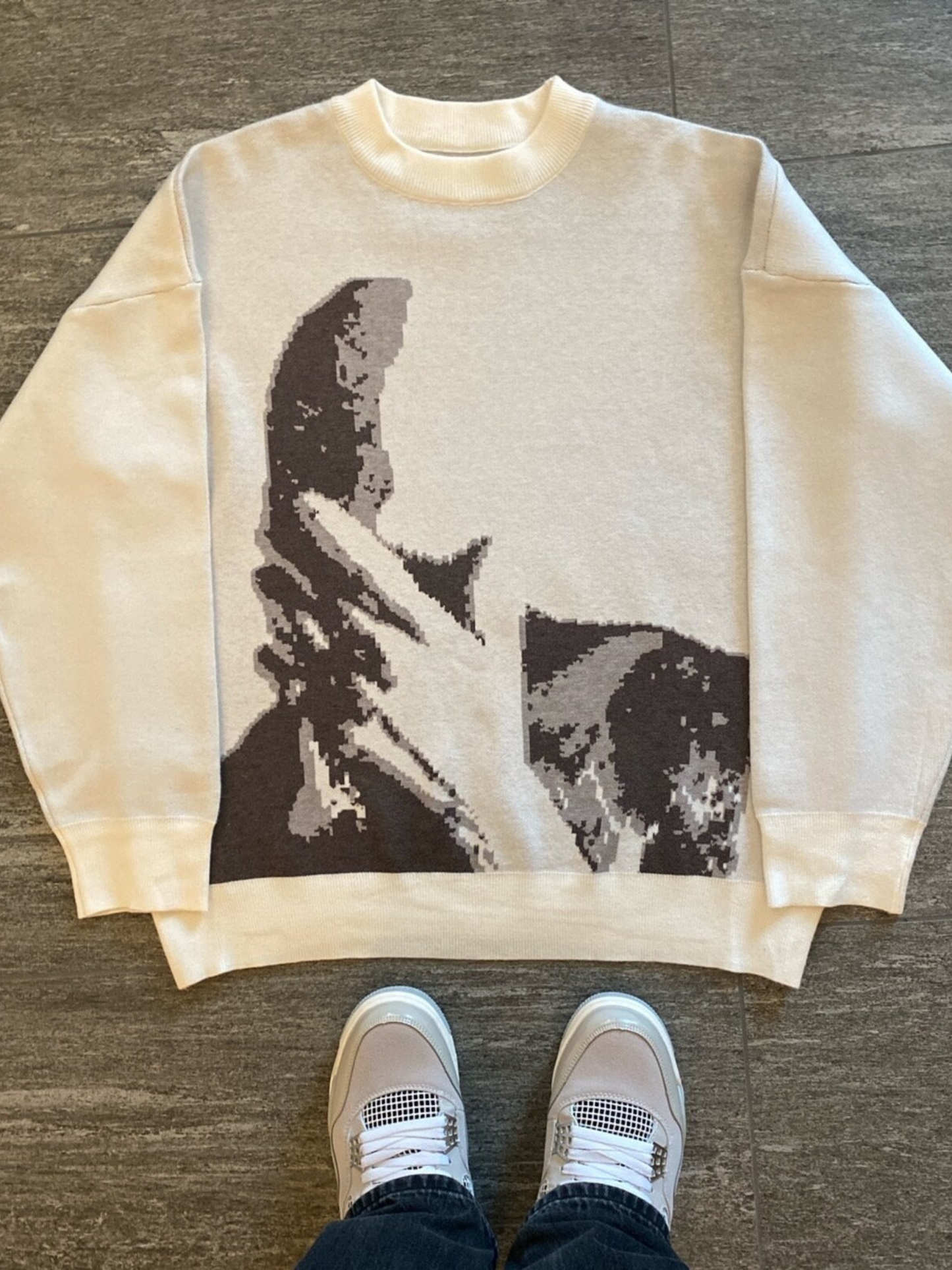 Hidden Visage Knit Sweater